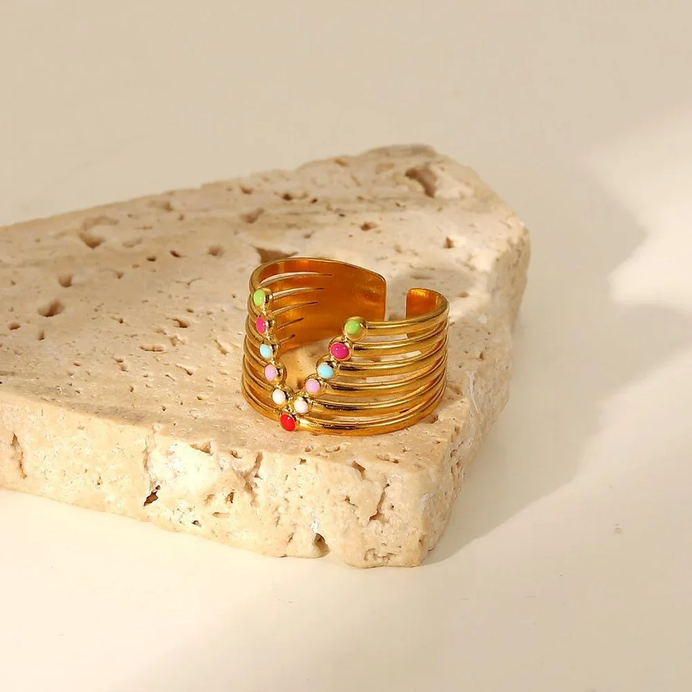 Vera Open Ring - Picture 2 of 8